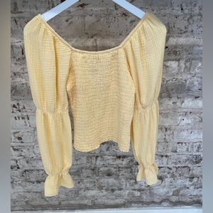 bobi Smocked Long Sleeve Top